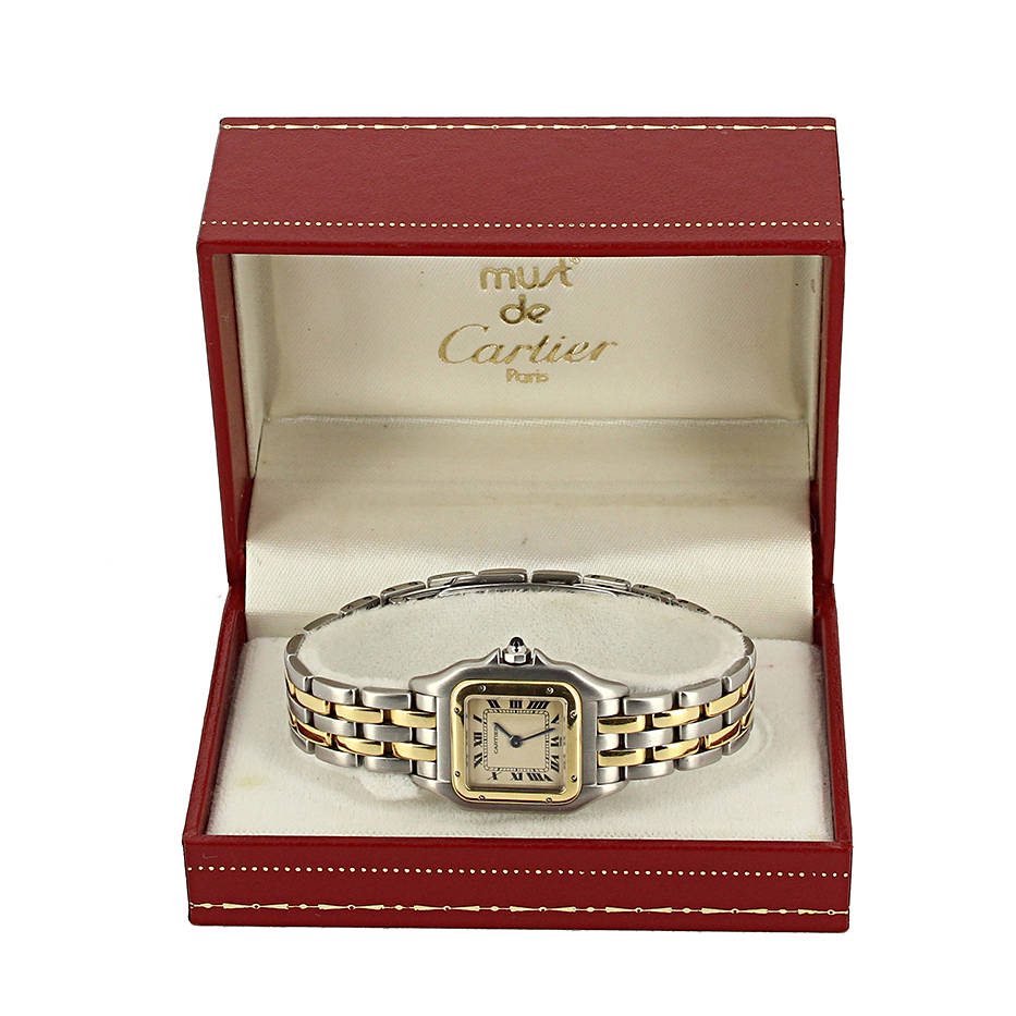 Montre Bracelet Cartier Panth Re D Occasion Collector Square