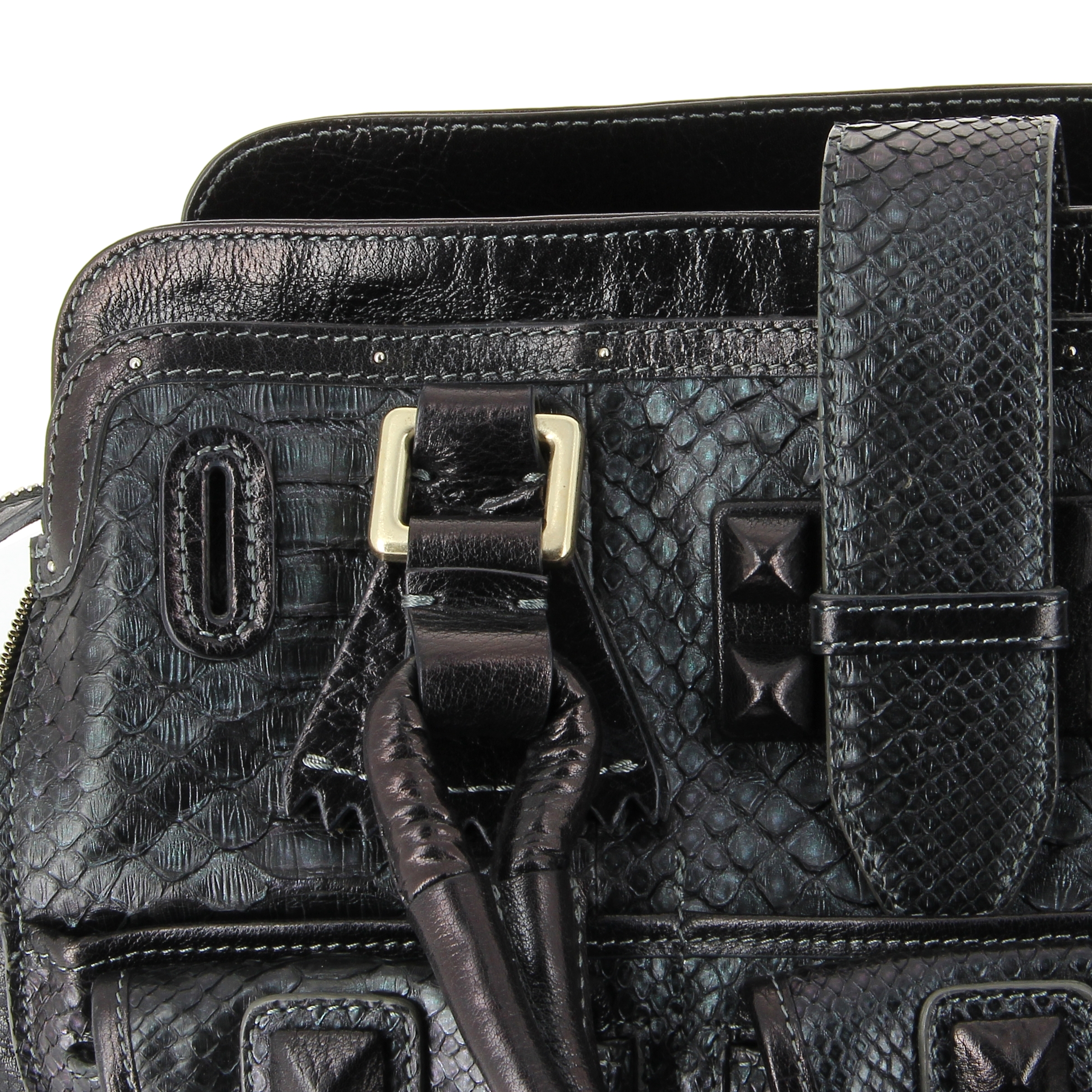 Chloé Elvire Édition Limitée Python Noir - Detail D1