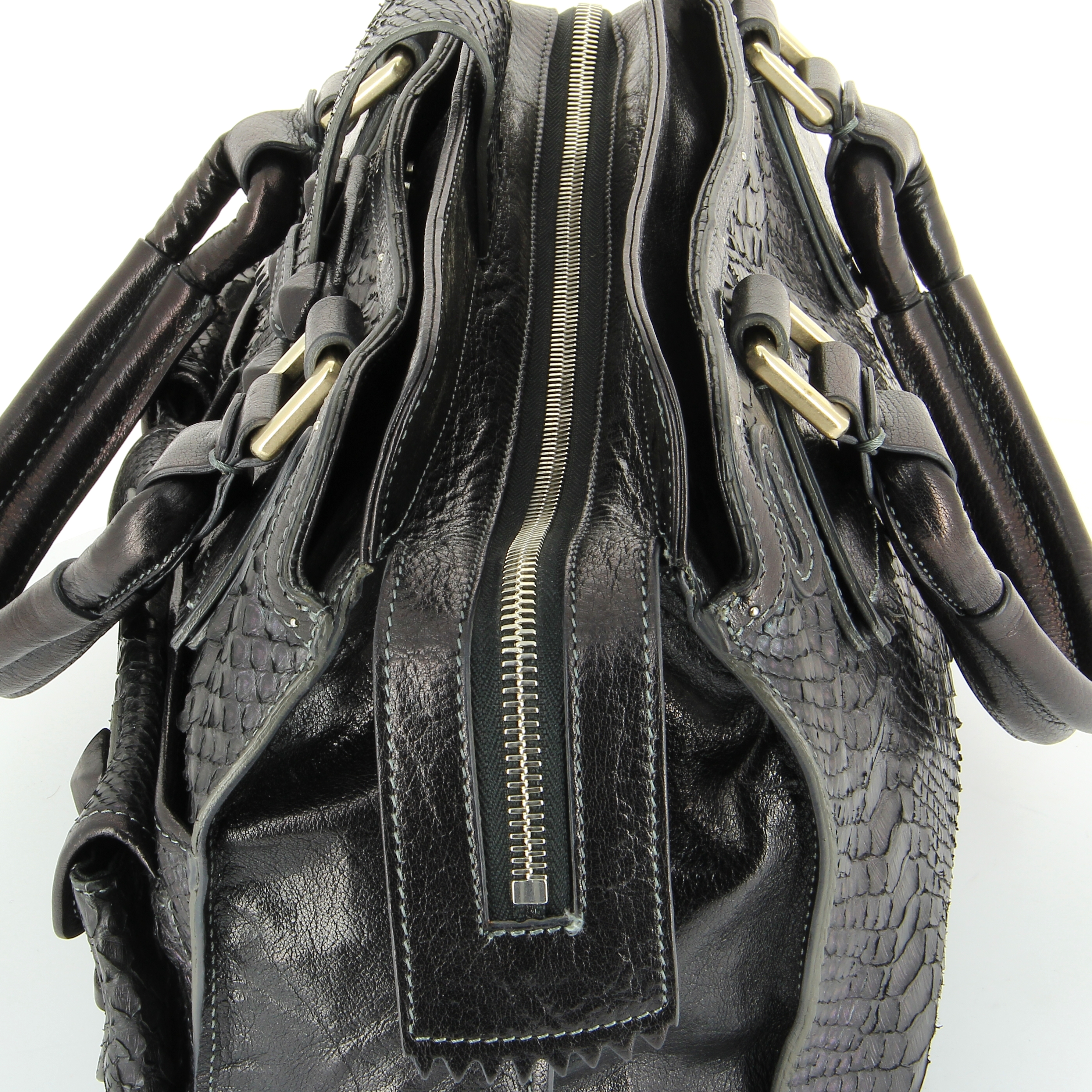Chloé Elvire Édition Limitée Python Noir - Detail D3