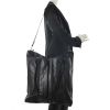 Travel bag in black leather - Detail D2 thumbnail