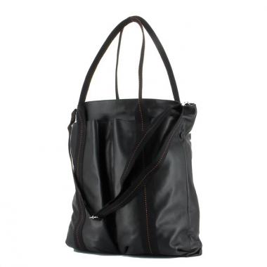 Sac de voyage en cuir noir