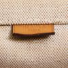Shopping bag Kaba in beige clay canvas and natural leather - Detail D3 thumbnail