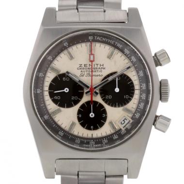 Zenith El Primero Montre Reloj en acero Circa 1969
