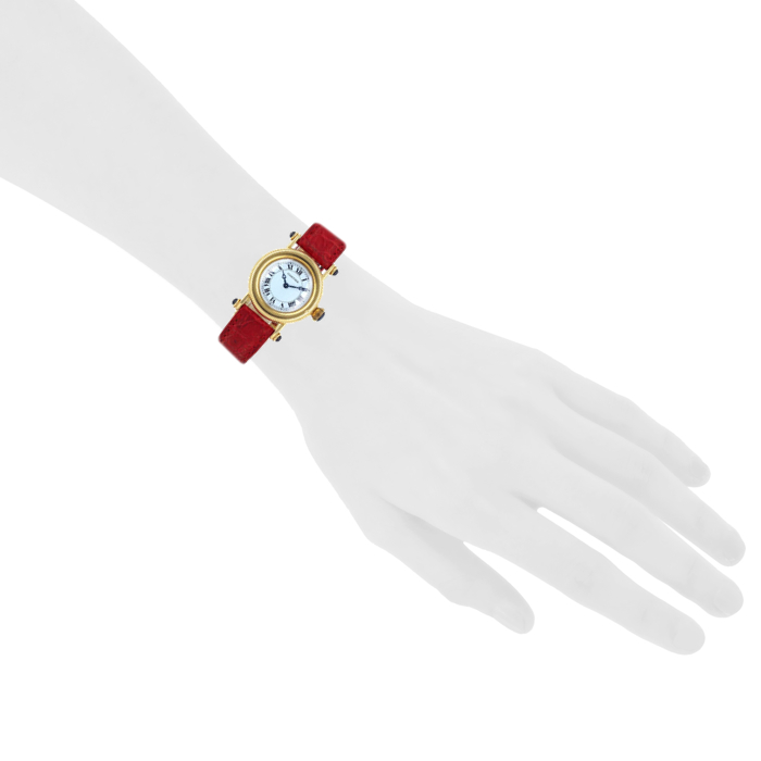 Montre Cartier Diabolo de dame en or jaune Vers 2000 - Detail D1