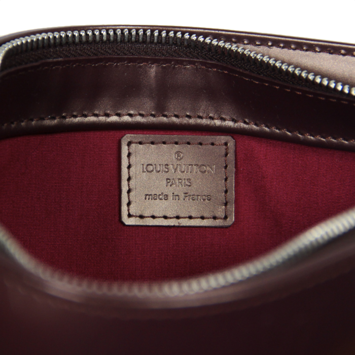 Borsa in pelle monogram viola - Detail D3