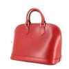 Louis Vuitton Alma en cuir épi rouge - 00pp thumbnail