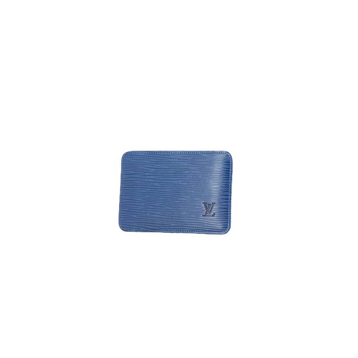 Louis Vuitton Blue Epi Leather Compact Wallet Louis Vuitton