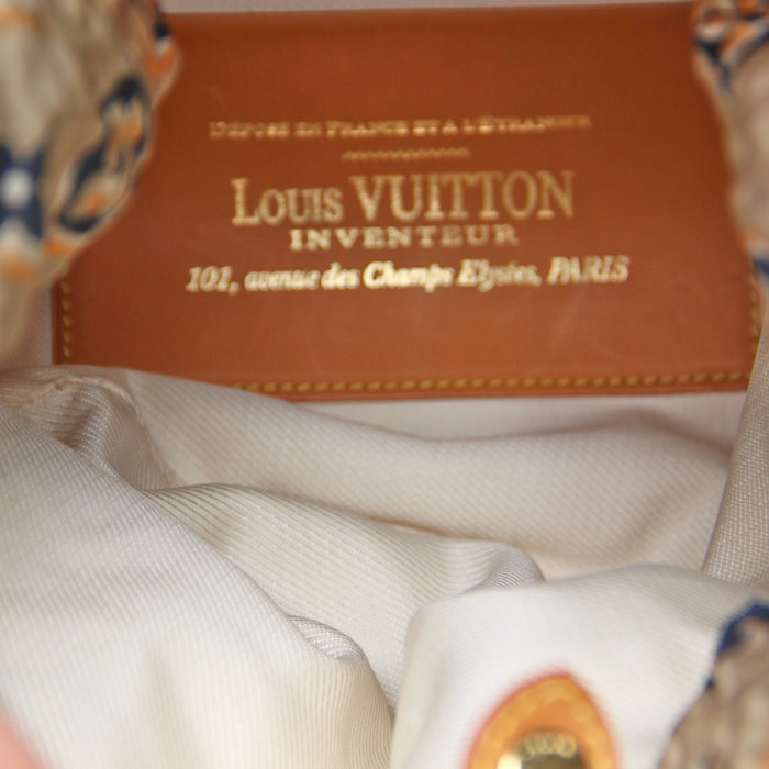 Louis Vuitton Édition limitée en toile monogram et cuir naturel - Detail D2