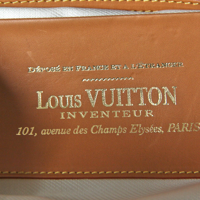 Louis Vuitton Édition limitée en toile monogram et cuir naturel - Detail D3