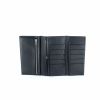 Béarn wallet in black grained leather - Detail D1 thumbnail