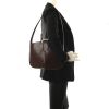 Bag in brown epi leather - Detail D1 thumbnail