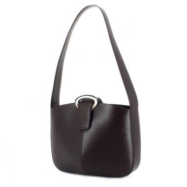 Bag in brown epi leather