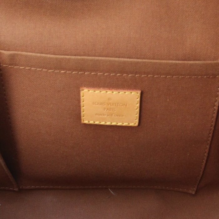 Louis Vuitton Handbag in monogram canvas and natural leather - Detail D3