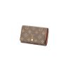 Louis Vuitton Wallet Tresor in monogram canvas and brown leather - 00pp thumbnail