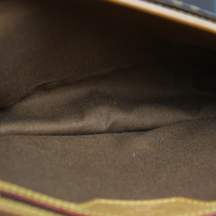 Louis Vuitton Sologne in monogram canvas and natural leather - Detail D4