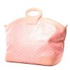 Weekend bag in monogram canvas and pink leather - 00pp thumbnail
