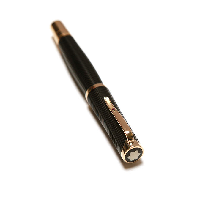 Stylo plume et son coffret-livre, Montblanc, édition Virginia Woolf, de 2008