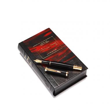Fountain pen et his book-box, Montblanc, Virginia Woolf limited edition, 2008