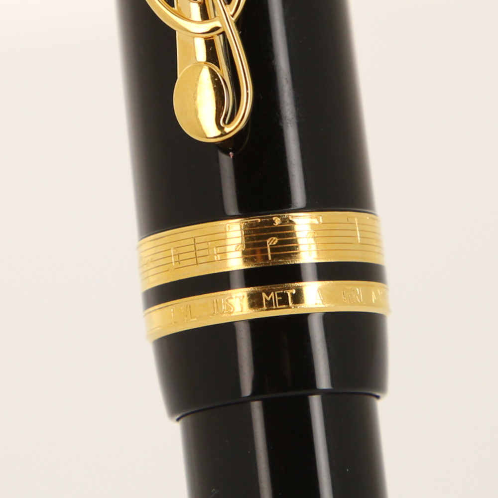 Fountain pen and its box, Montblanc, Meisterstück Leonard Bernstein edition, 1996 - Detail D5