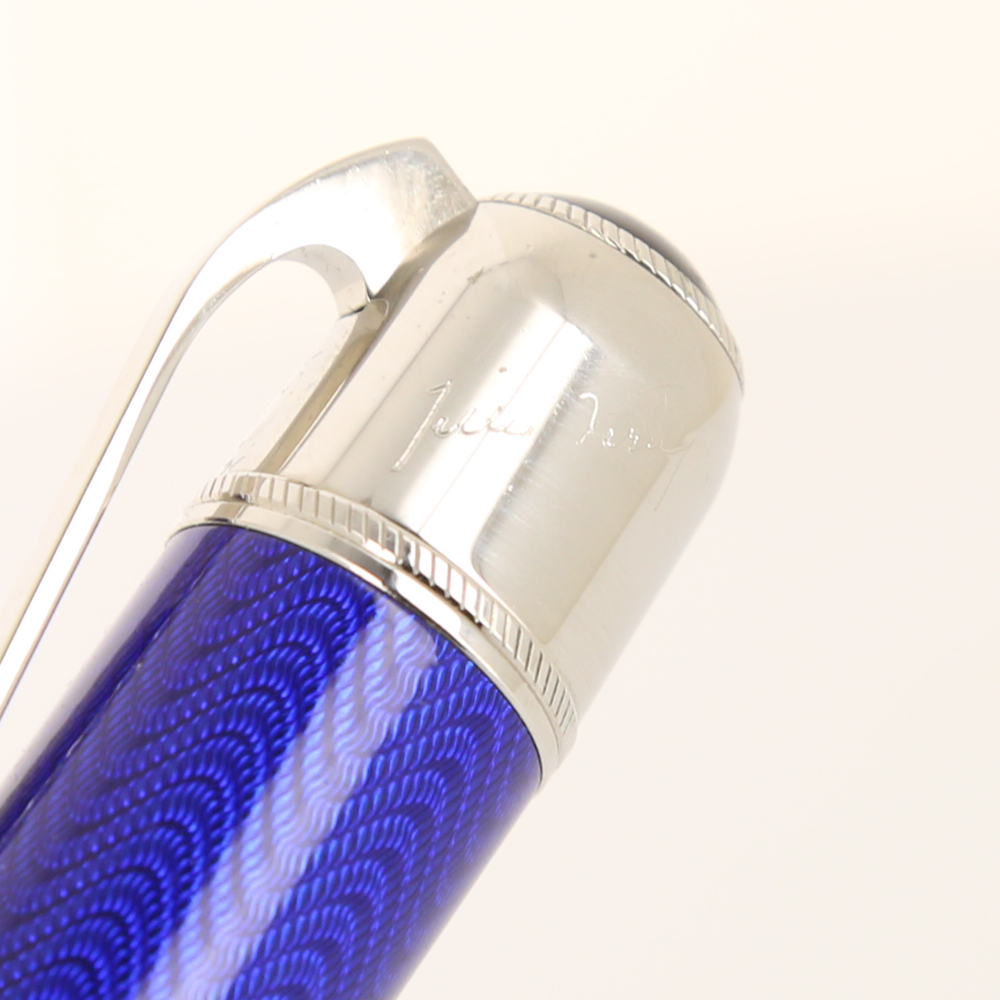 Stylo plume et son coffret-livre, Montblanc, édition Jules Verne, de 2003 - Detail D3