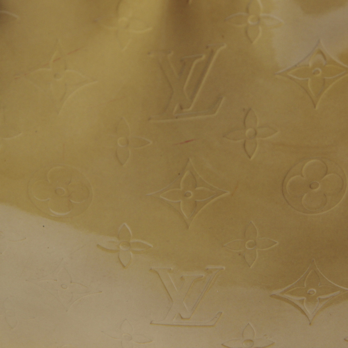 Louis Vuitton Houston Cuir Vernis Beige - Detail D5