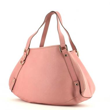 Gucci en cuir grainé rose
