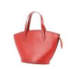 Louis Vuitton sac à main Saint Jacques petit modèle en cuir épi rouge - 00pp thumbnail