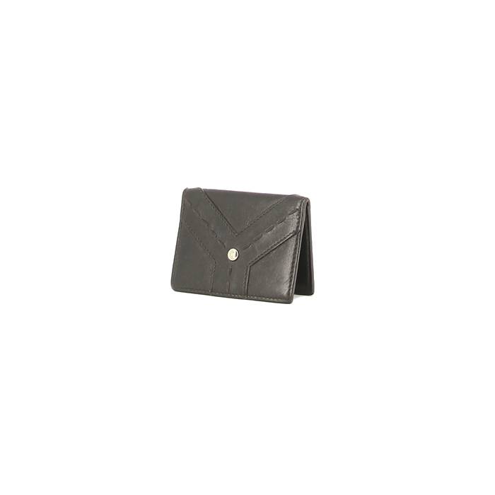 Yves Saint-Laurent Easy card-holder in brown leather