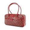 Bag in monogram canvas and red leather - 00pp thumbnail
