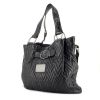 Shopping bag in black quilted leather - 00pp thumbnail