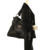 Shopping bag in black quilted leather - Detail D1 thumbnail