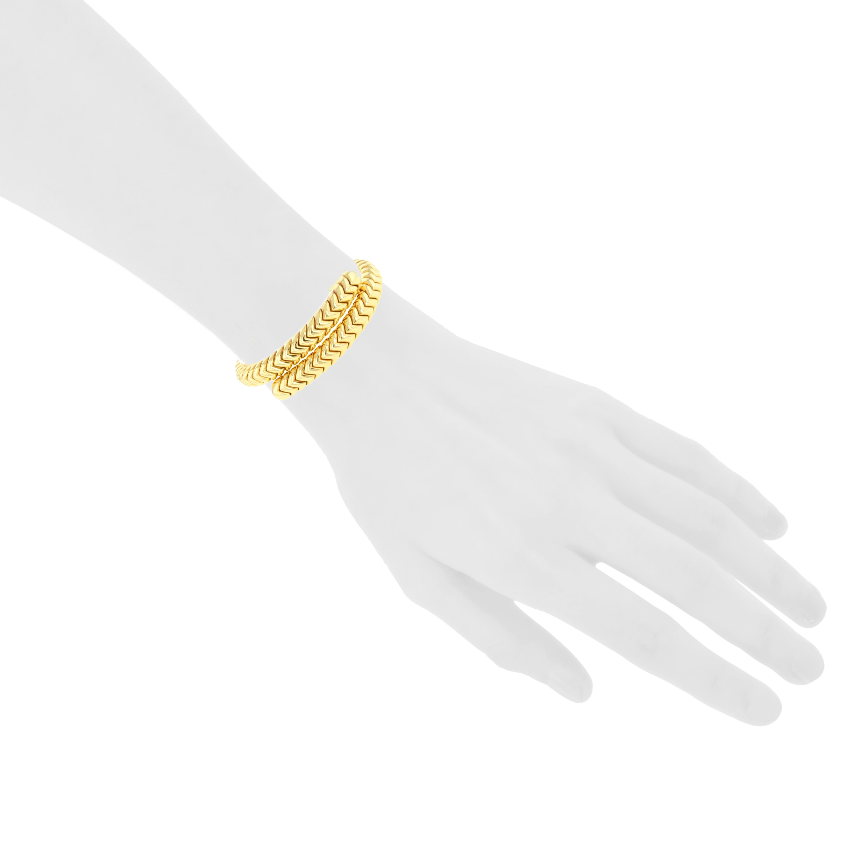 Brazalete en oro amarillo de 18 quilates - Detail D1