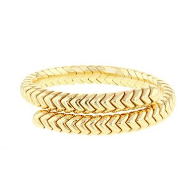 Brazalete en oro amarillo de 18 quilates