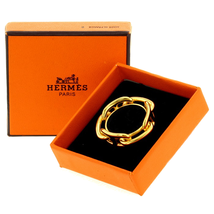 Hermès Scarf Ring Gold-Plated - Detail D1