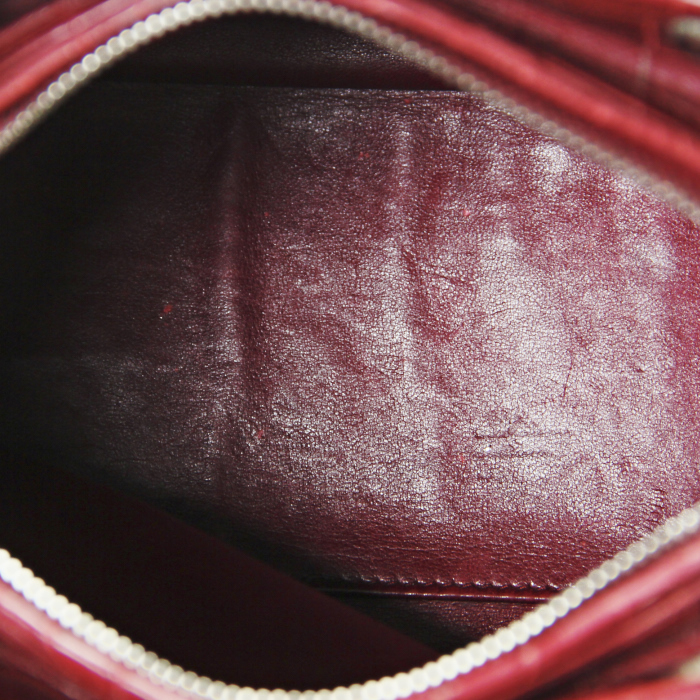 Dior Lady Dior medium model in raspberry crocodile - Detail D2