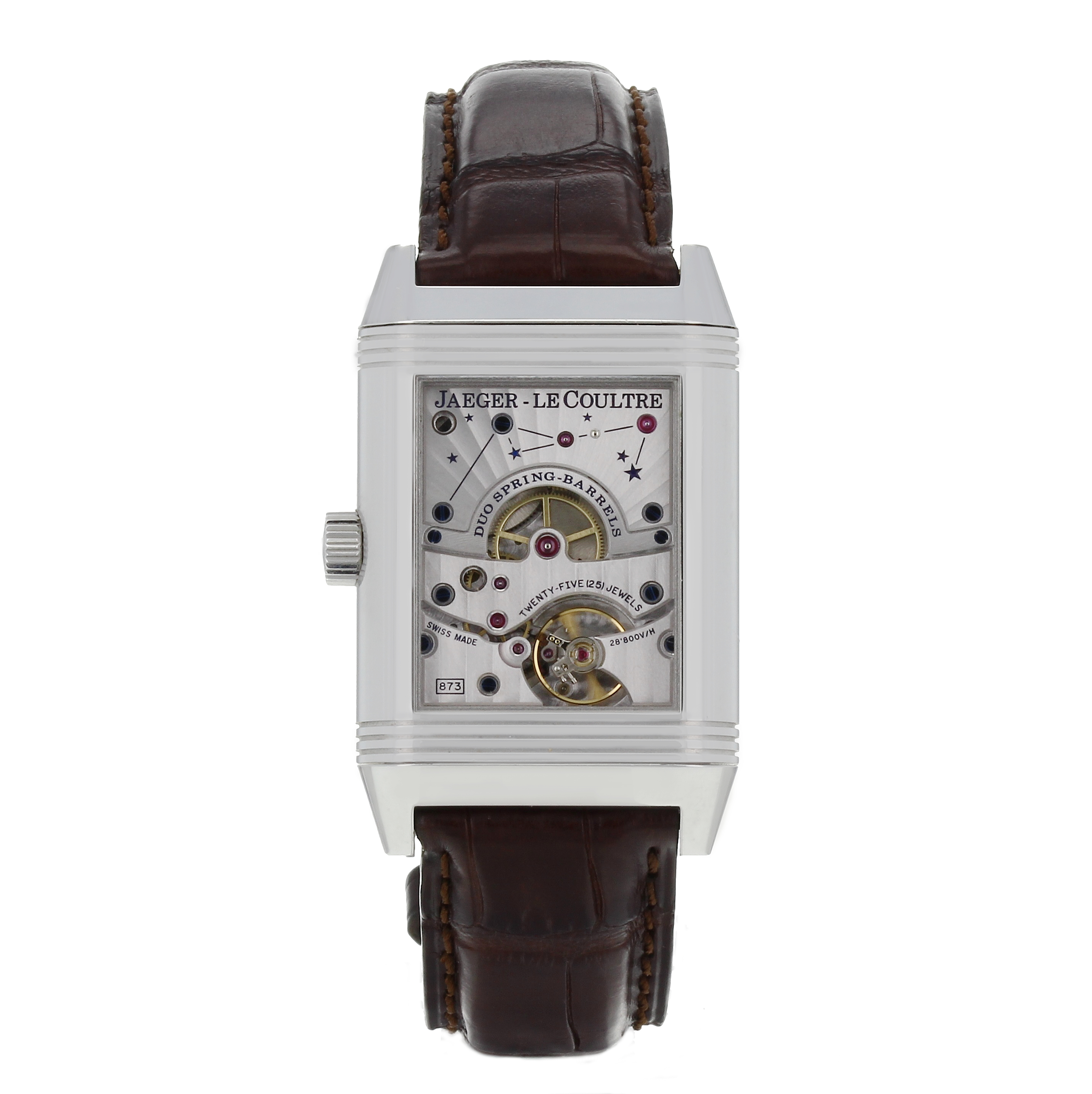 Jaeger-LeCoultre Reverso Grande Sun Moon Stainless steel Ref:  240827 Circa  2008 - Detail D1