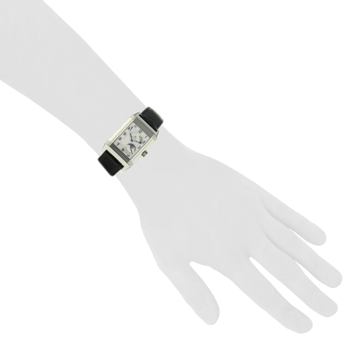 Jaeger-LeCoultre Reverso Grande Sun Moon Stainless steel Ref:  240827 Circa  2008 - Detail D2