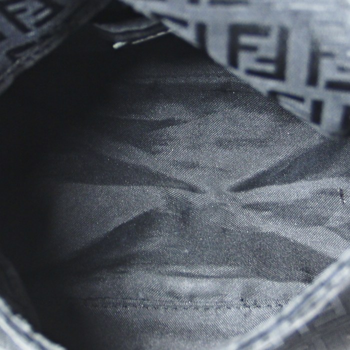 Borsa Big Mama in tela monogram e pelle nera - Detail D2