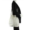 Louis Vuitton Drawstring in white leather - Detail D1 thumbnail