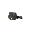 Chanel belt pouch in black quilted leather - 00pp thumbnail