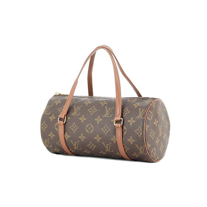 Louis Vuitton Brown Monogram Canvas Papillon Satchel Louis Vuitton