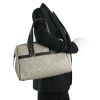Louis Vuitton Josephine in beige monogram canvas and brown leather - Detail D1 thumbnail