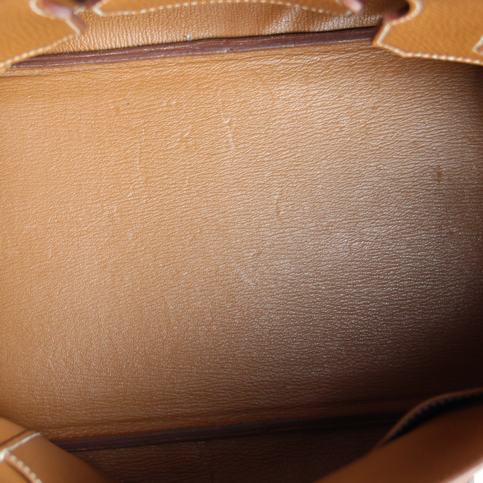 Hermes Birkin 35 cm en cuir gold - Detail D2