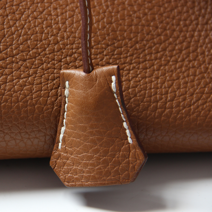 Hermes Birkin 35 cm in gold leather - Detail D3