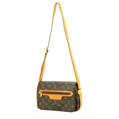 Louis Vuitton Bag in monogram canvas and natural leather