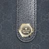 Gucci Bag in monogram canvas and black leather - Detail D5 thumbnail