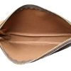 Louis Vuitton clutch bag in monogram canvas and natural leather - Detail D2 thumbnail