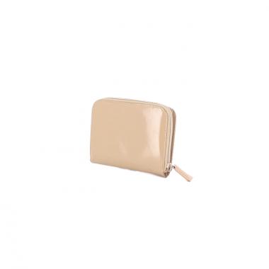Hermès wallet in beige leather