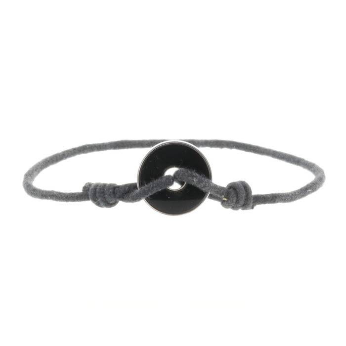 Dinh Van brazalete Pi White 
Black en plata