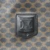 Shopping bag in tela monogram cerata nera e pelle nera - Detail D4 thumbnail